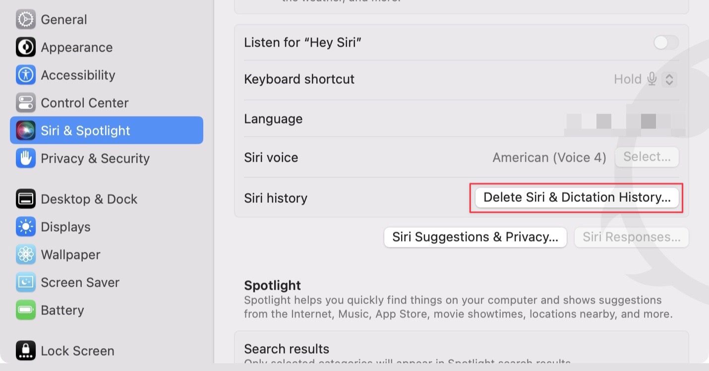 How To Delete Siri And Dictation History On Mac And Iphone