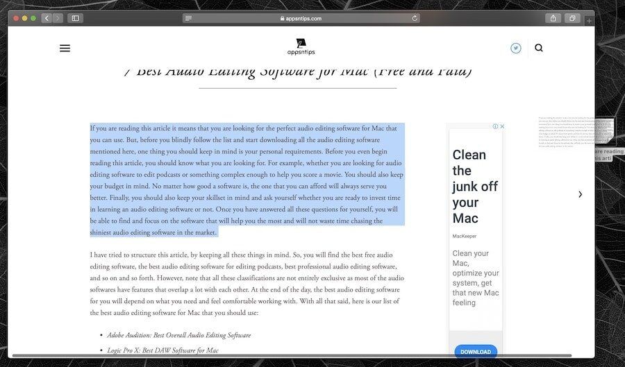 how to create a new text document on mac