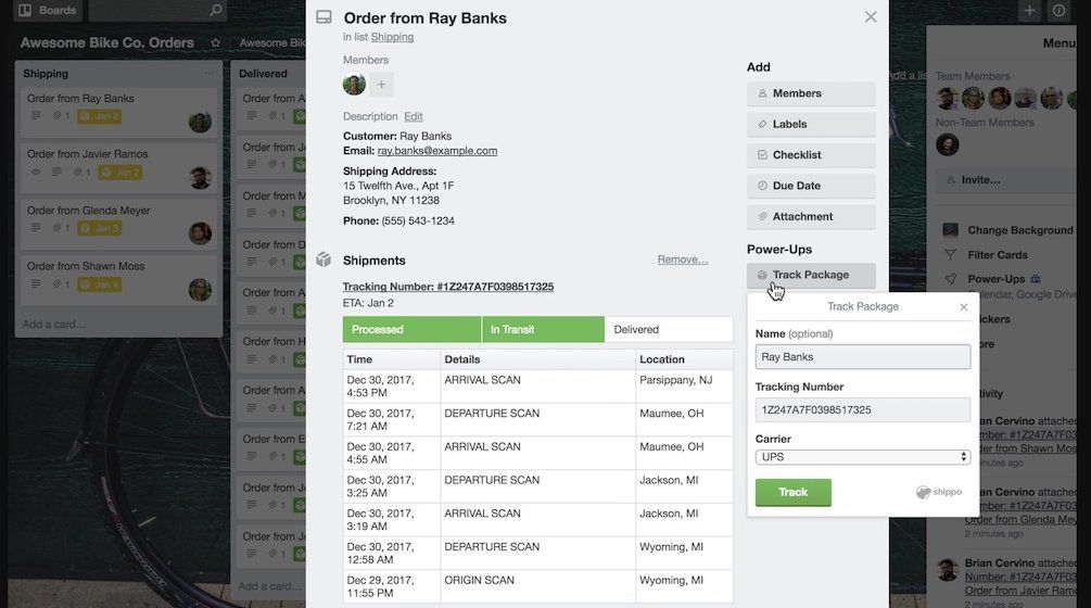 17. Package Tracker