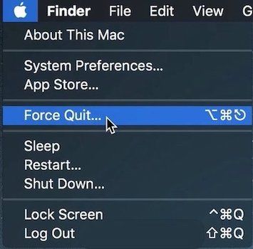 force close on mac pro