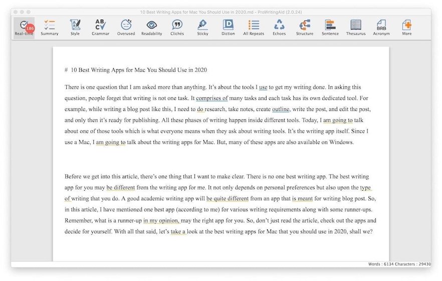 creative writing software for mac