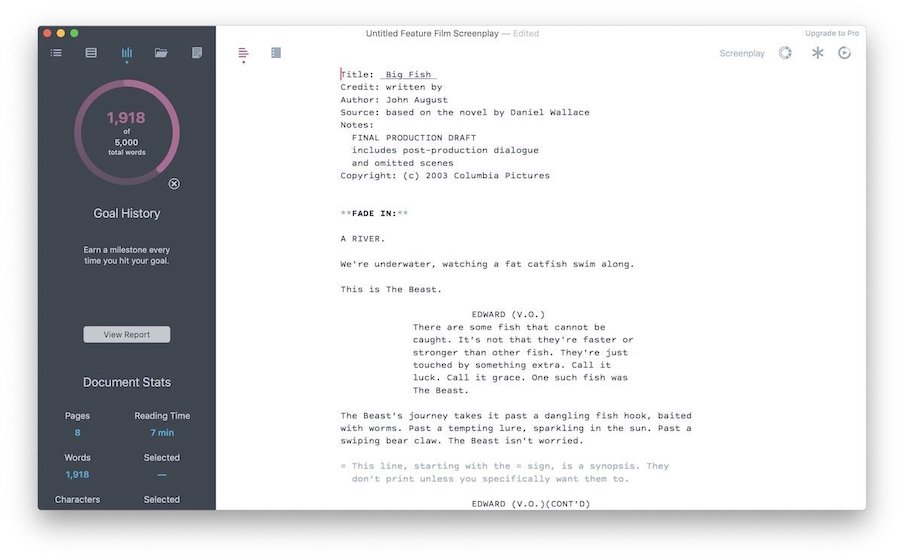 cheap screenwriting apps for mac