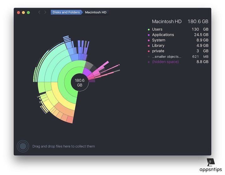 drag and drop hd into daisydisk