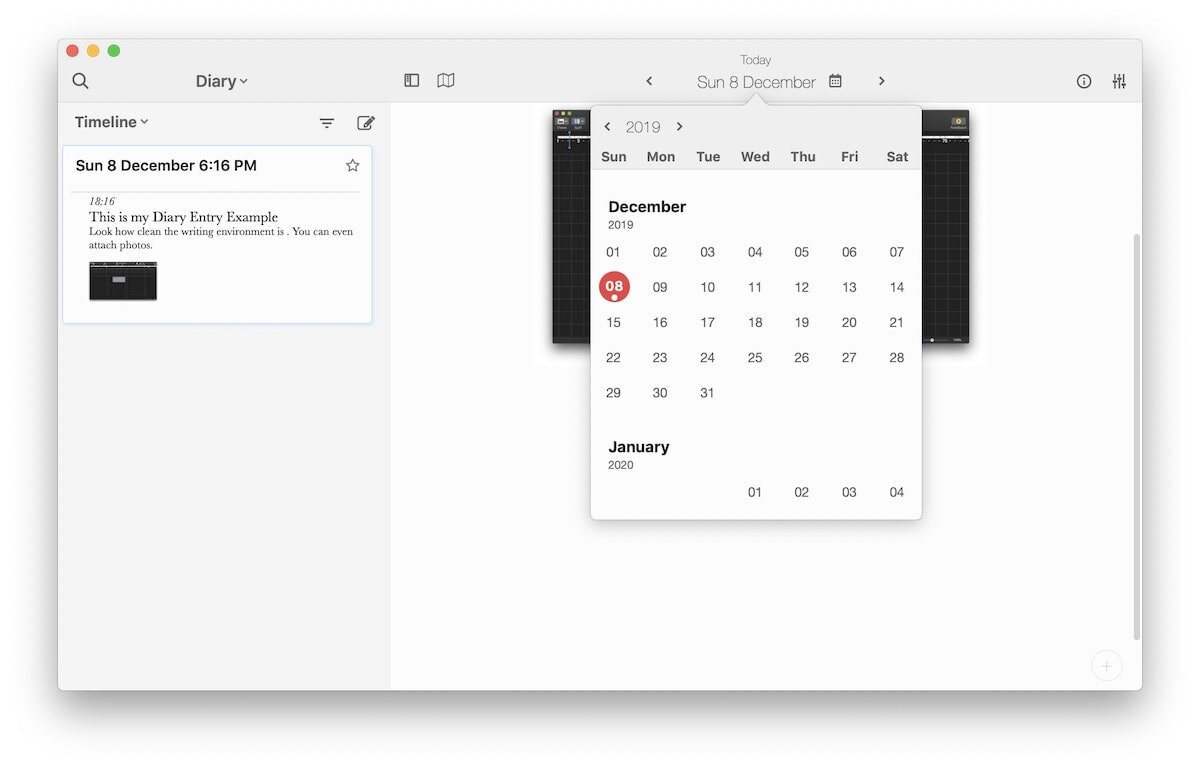 6. Diarly - Best Journal Writing App for Mac