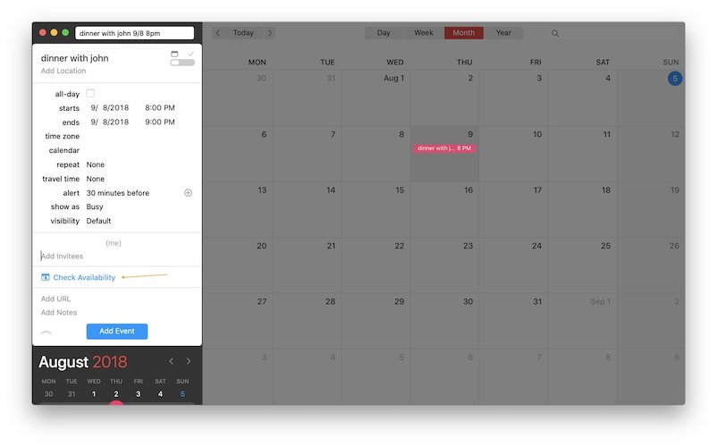 spark for mac and google calendaring