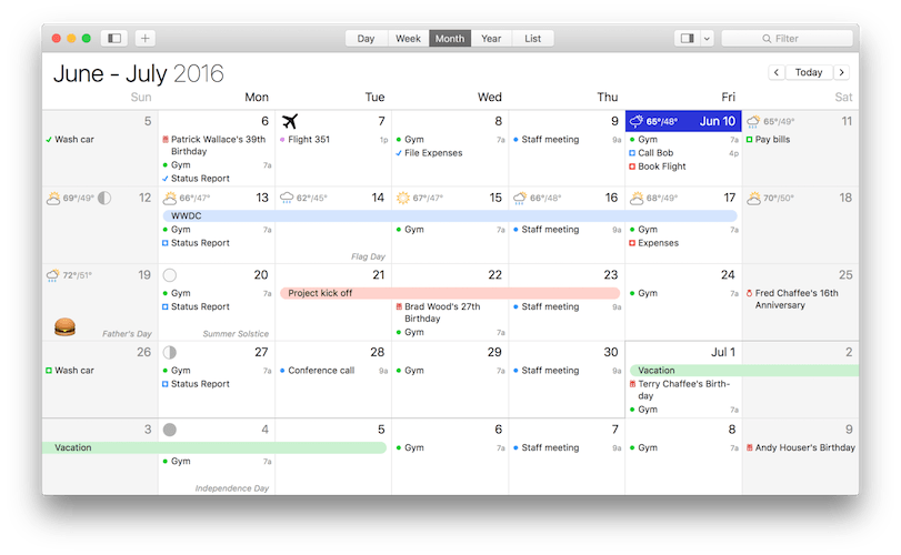 Best Calendar App for Mac Fantastical 2 Review appsntips