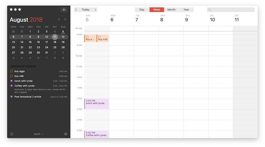 best free calendar for mac