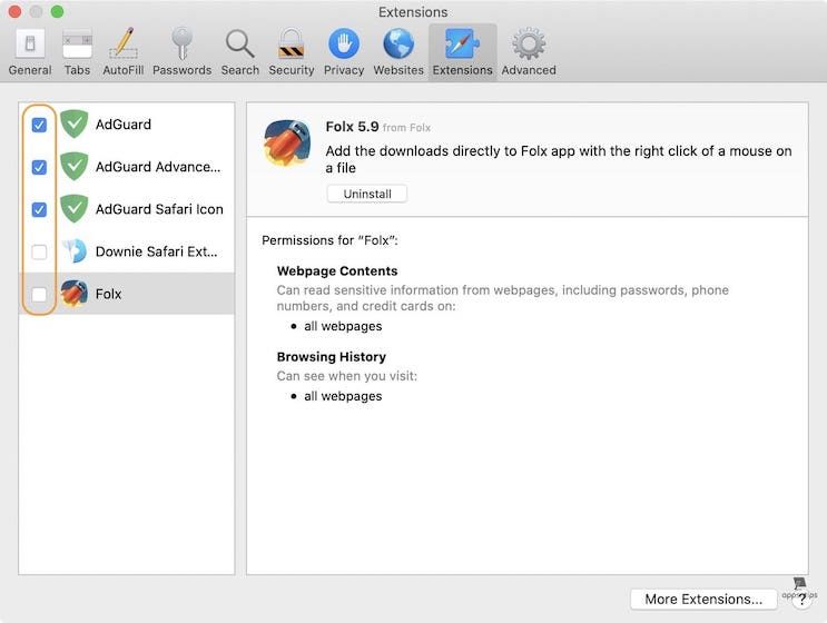 safari extensions download