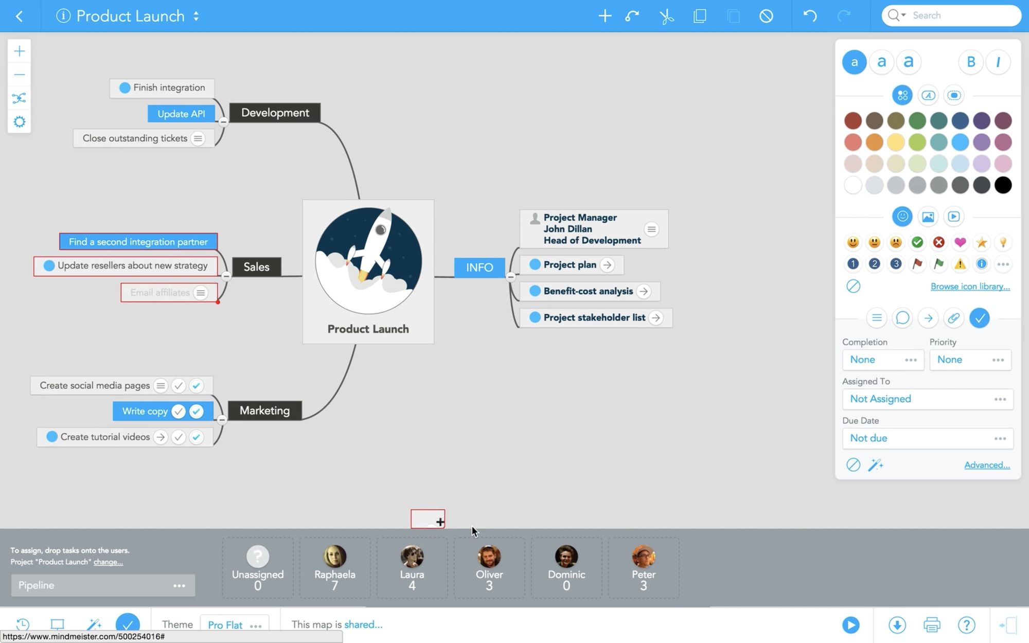 3. MindMeister: Best for Collaborators