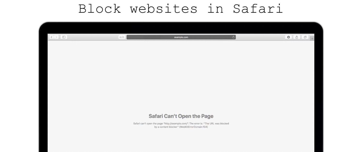 website blocker safari