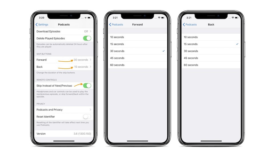 Set up your Skip Time