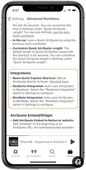 Airr - Integrations