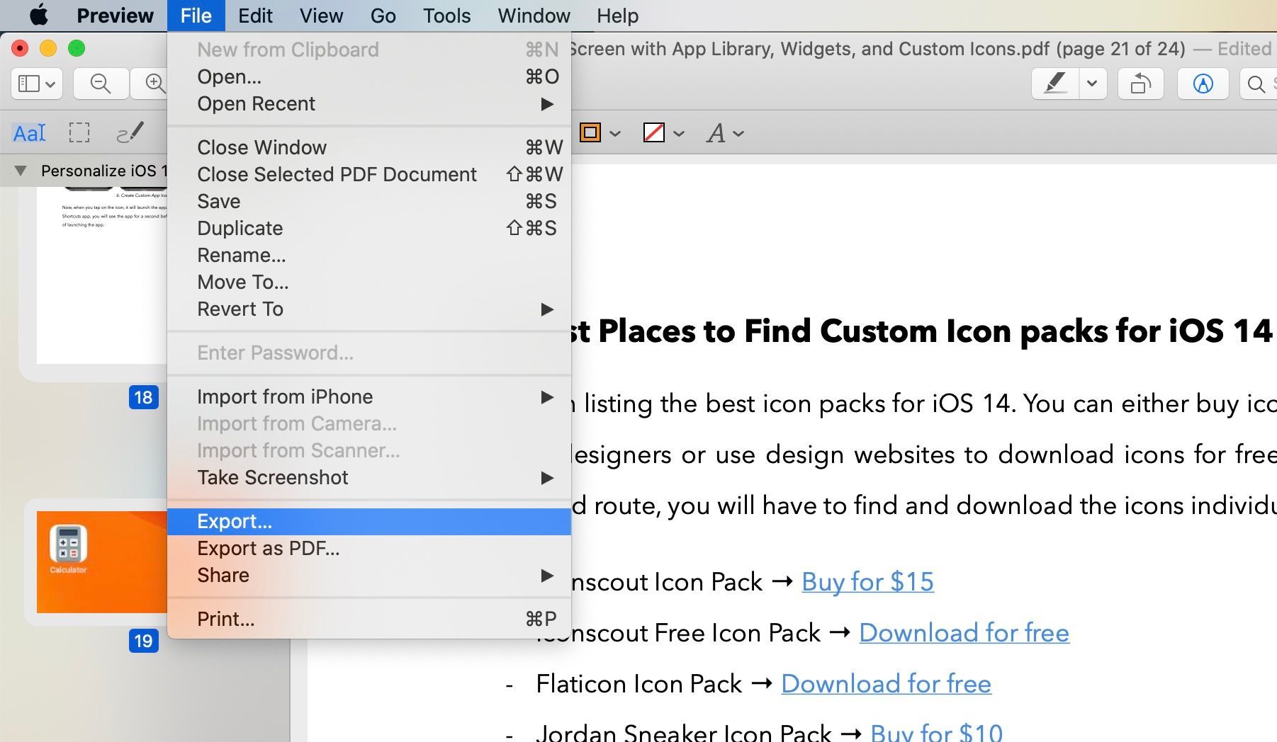 how to save editable pdf for mac