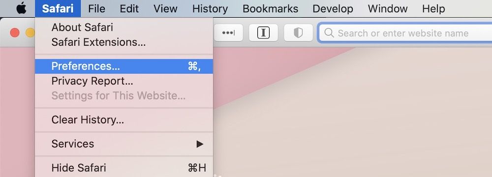 Safari Preferences