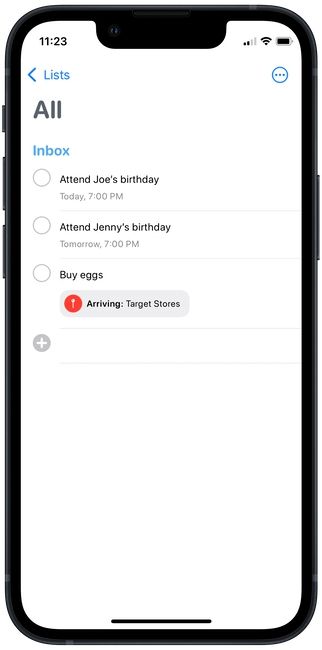 Create location-based reminders on iPhone 5