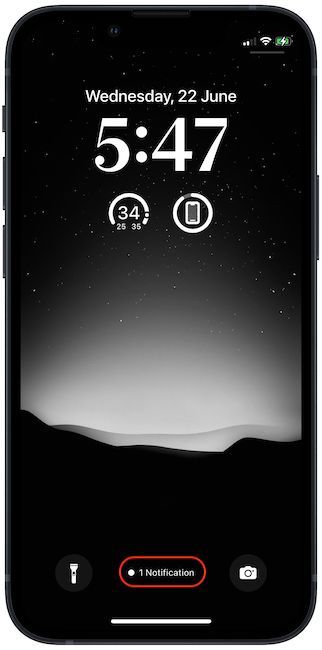 Show notification count on iPhone in iOS 16 - 3