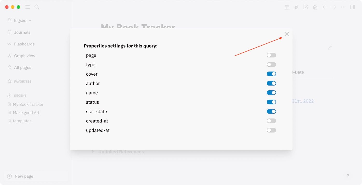 Use query to create a book tracker 6