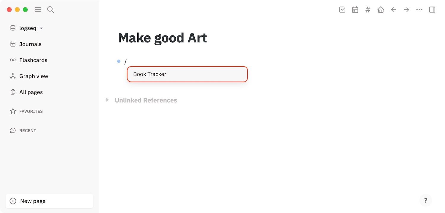 Use the book tracker template to add metadata to books 3