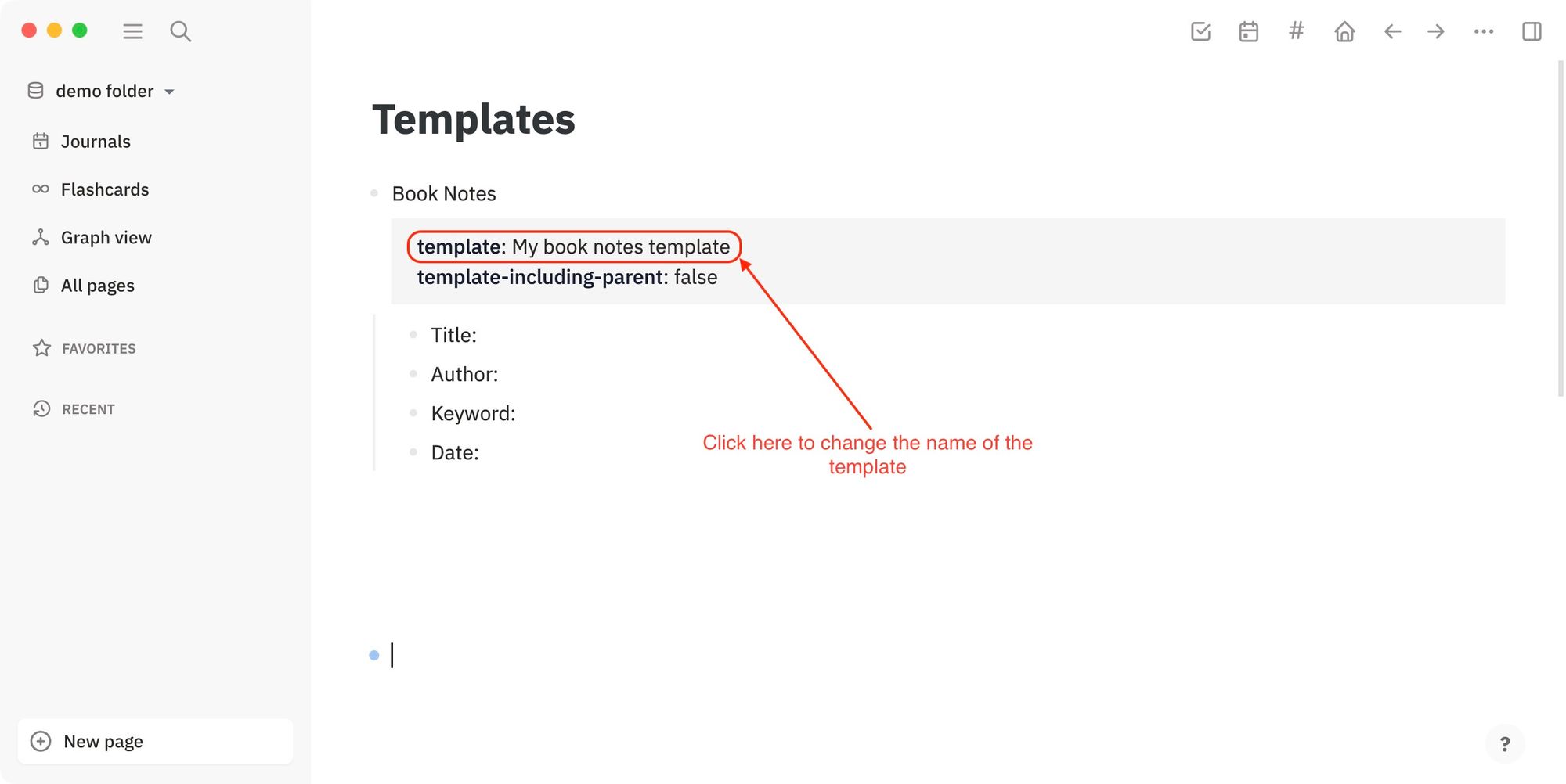 How to Create and Use Templates in Logseq appsntips