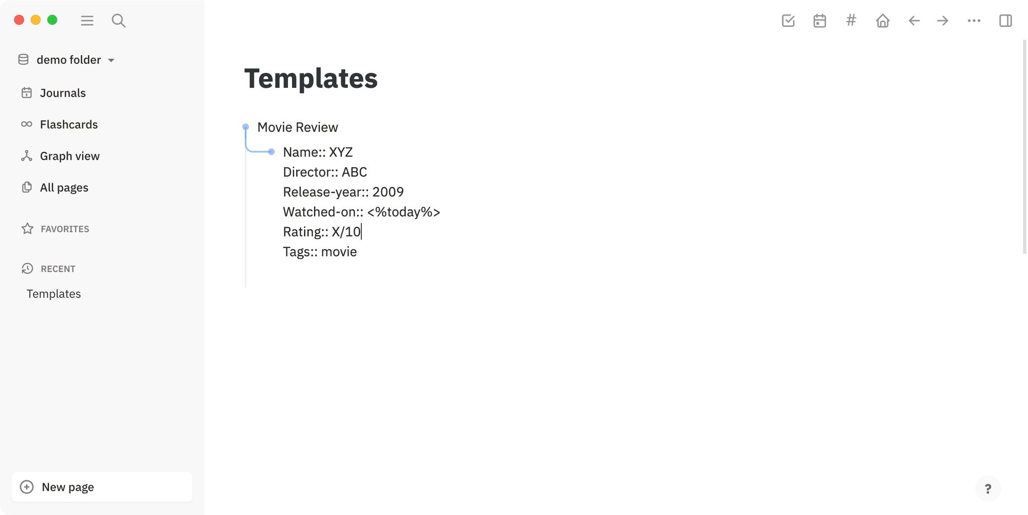 How to Create and Use Templates in Logseq appsntips