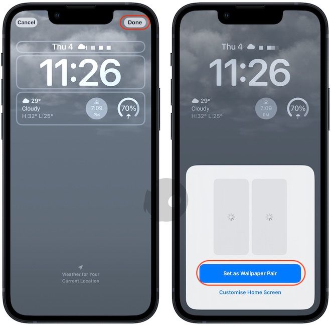 How to Set Dynamic Weather Lock Screen Wallpaper on iPhone