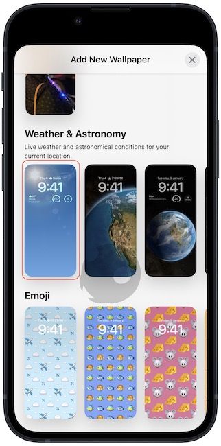 How to Set Dynamic Weather Lock Screen Wallpaper on iPhone