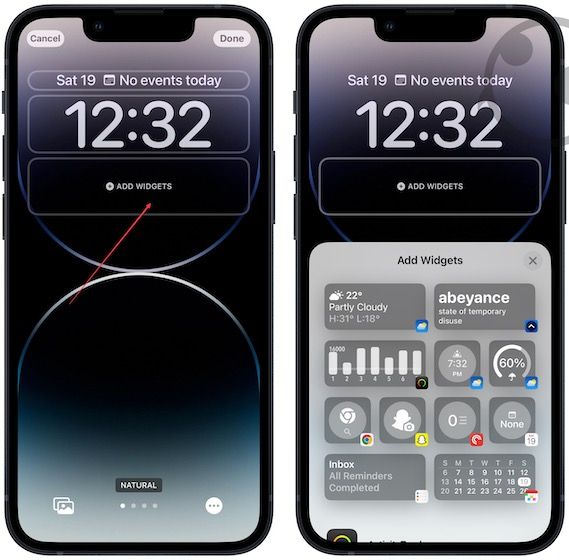 How to add widget to iPhone Lock Screen 3