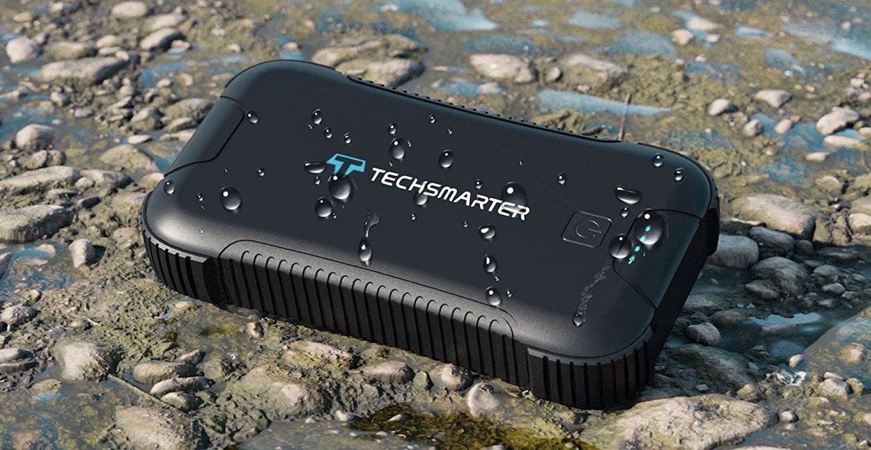 Techsmarter waterproof power bank