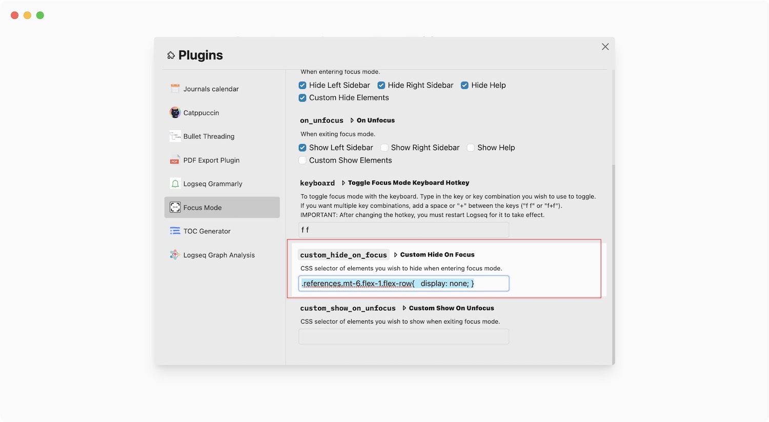 removing unlinked references