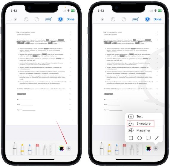 How to Sign PDF on iPhone appsntips