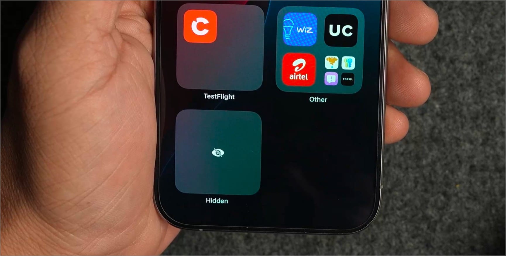 Ẩn và yêu cầu Face ID