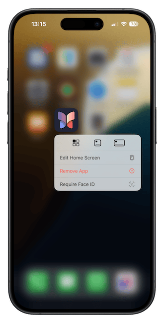 app to widget