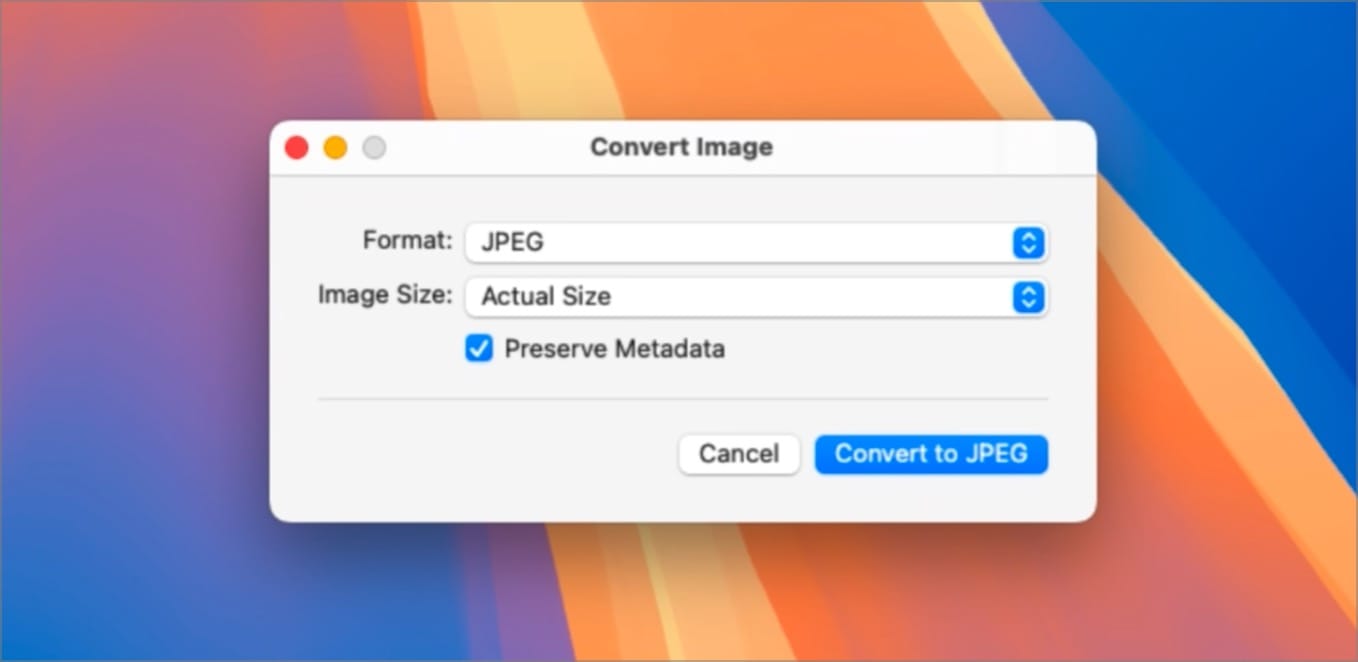 Quick Actions convert to PDF