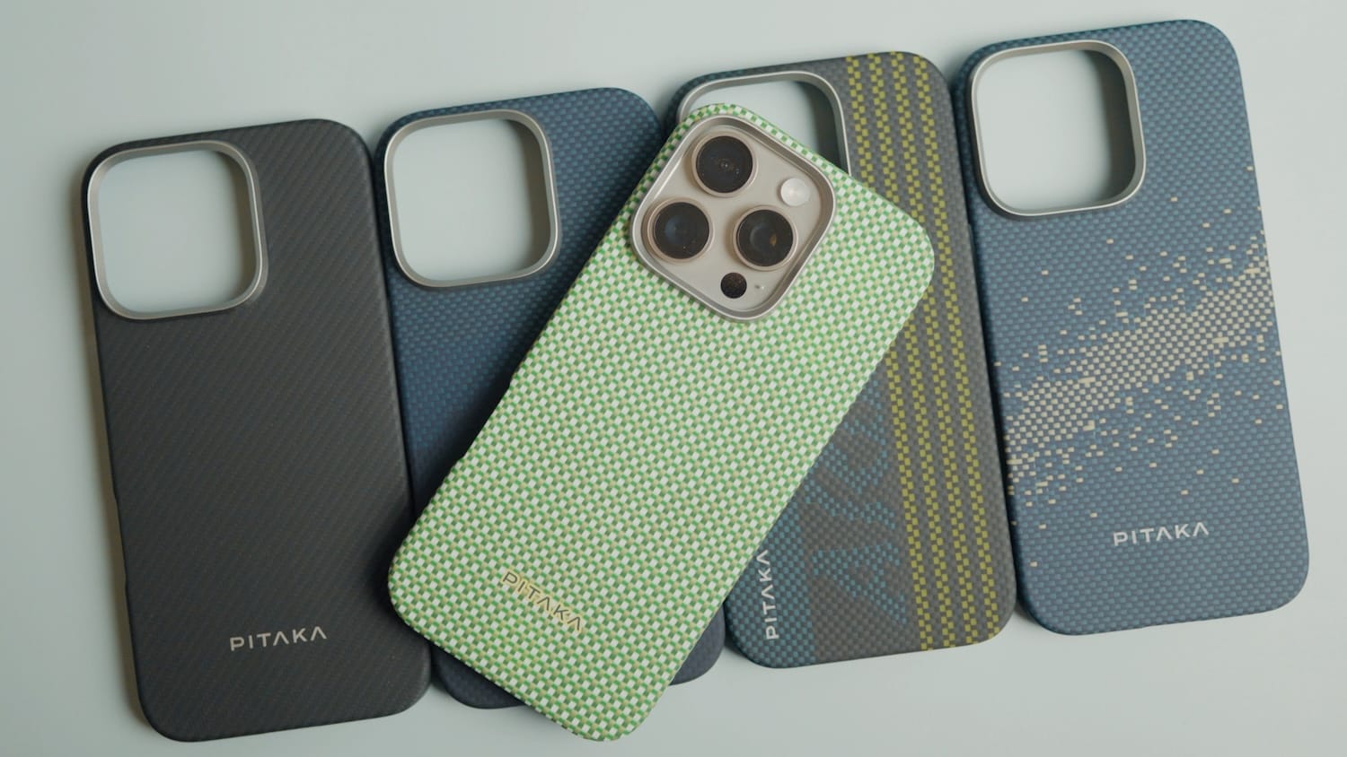 All PITAKA Cases side by side