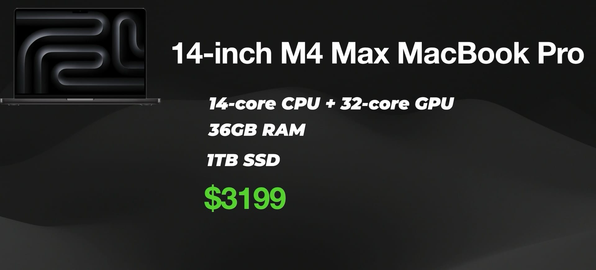 14-inch M4 Max MacBook Pro Pricing