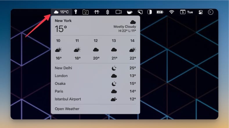 weather widget