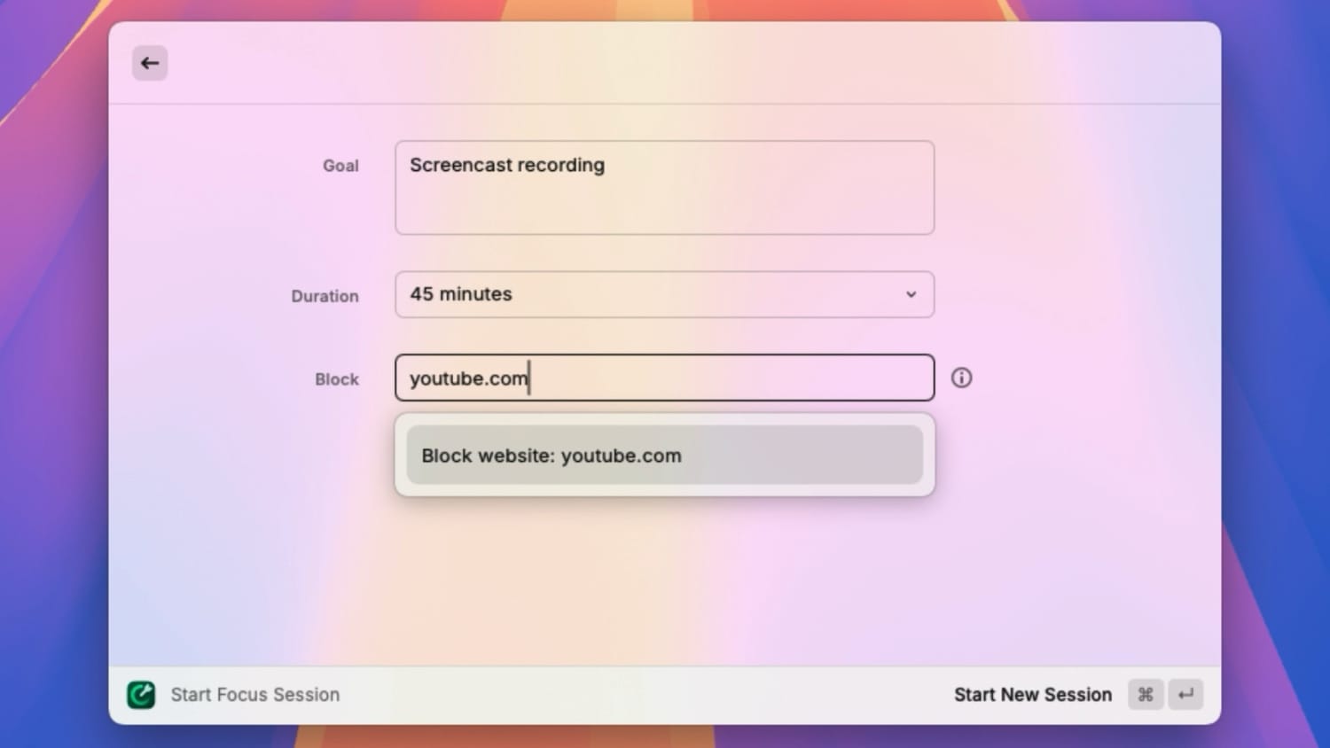 adding URL to blocklist 1