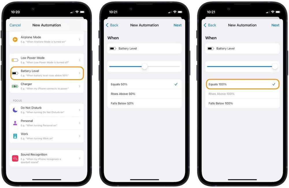 how to put number on iphone battery