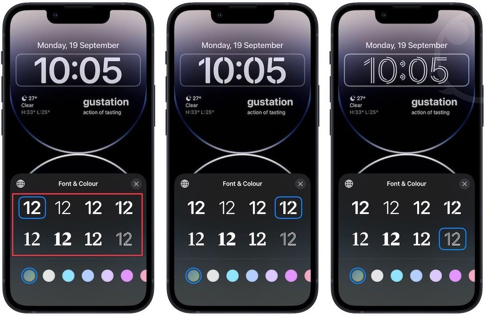 How To Change Lock Screen Time Font And Color On IPhone Appsntips