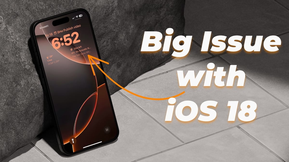 iPhone showing lock screen