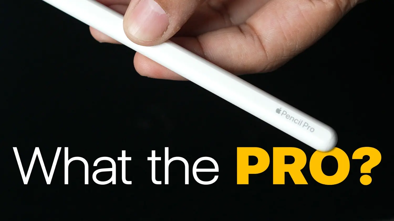 Apple Pencil Pro v ruce