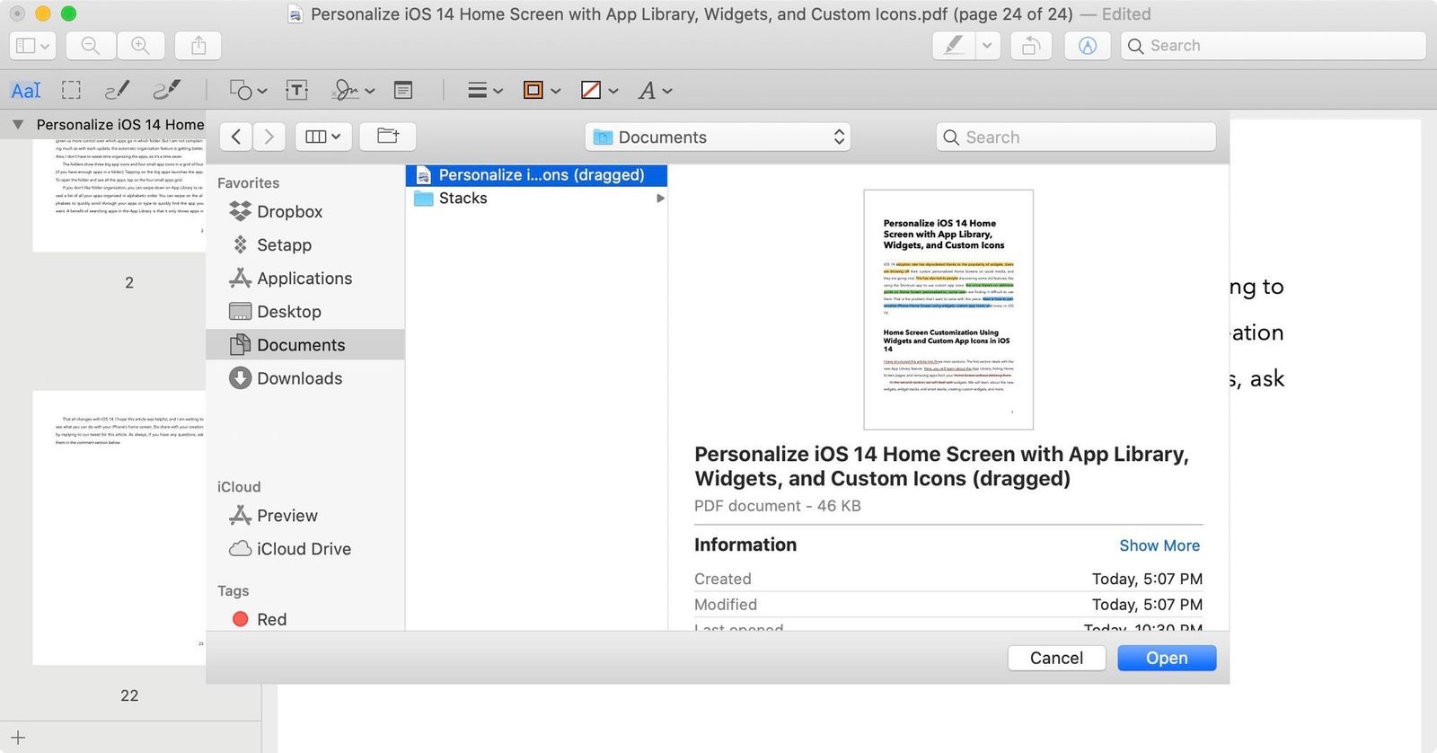 mac preview no longer converts ps to pdf