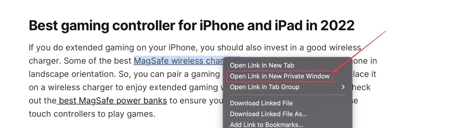 safari open links in existing window