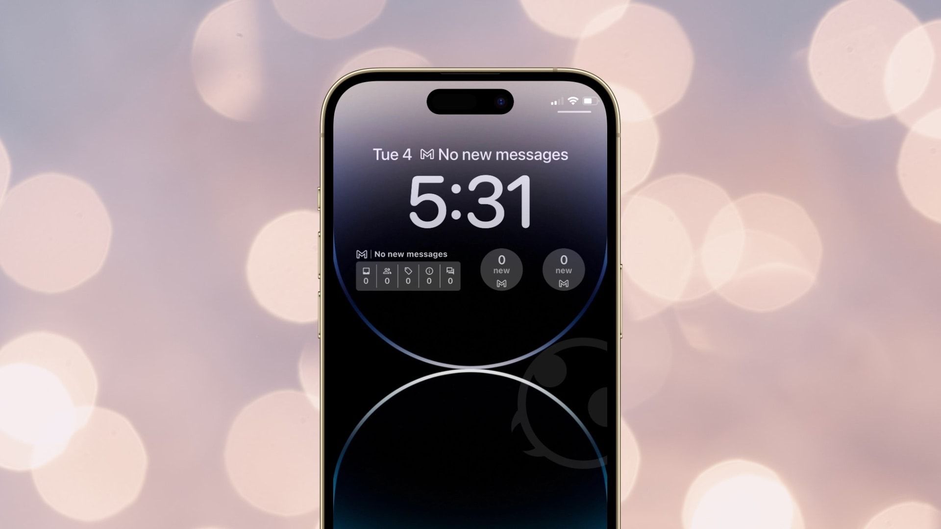 lock screen countdown widget android