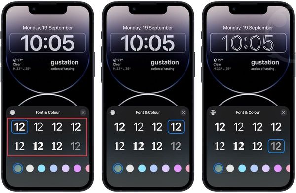 how-to-change-lock-screen-time-font-and-color-on-iphone-appsntips