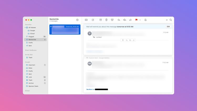 How to Snooze Emails in Mail app with Remind Later on iPhone and Mac