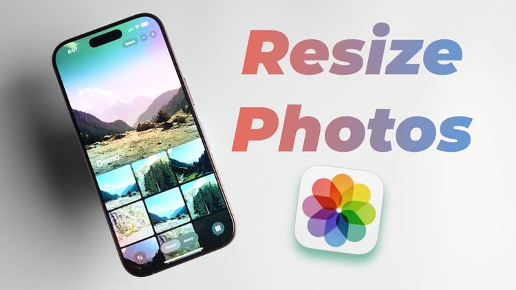 How to Resize Photos on iPhone