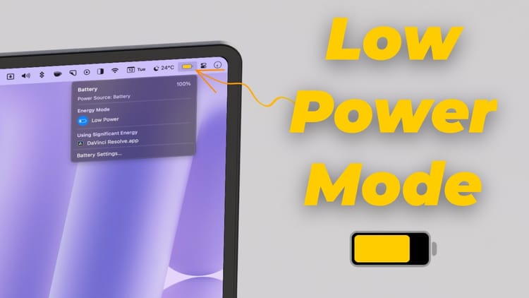 MacBook Low Power Mode Explained