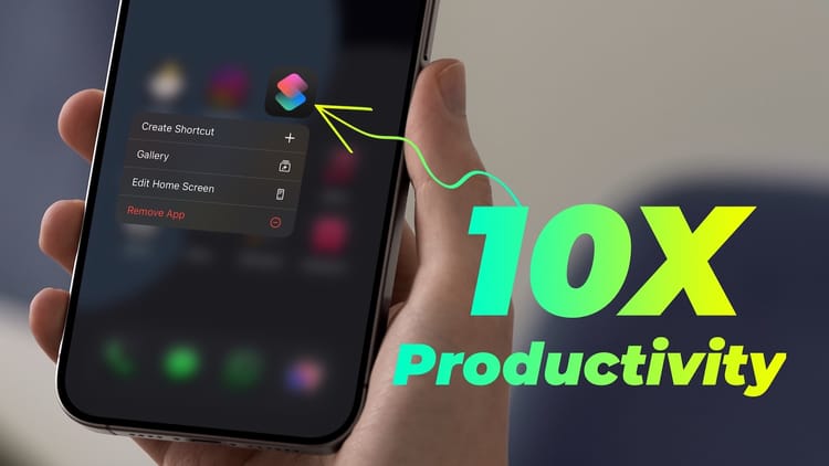 This iPhone Shortcut Automation Will 10X Your Productivity