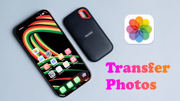 How to Transfer Photos from iPhone to External Hard Drive